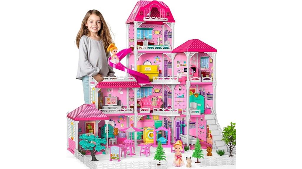 four story girls playset