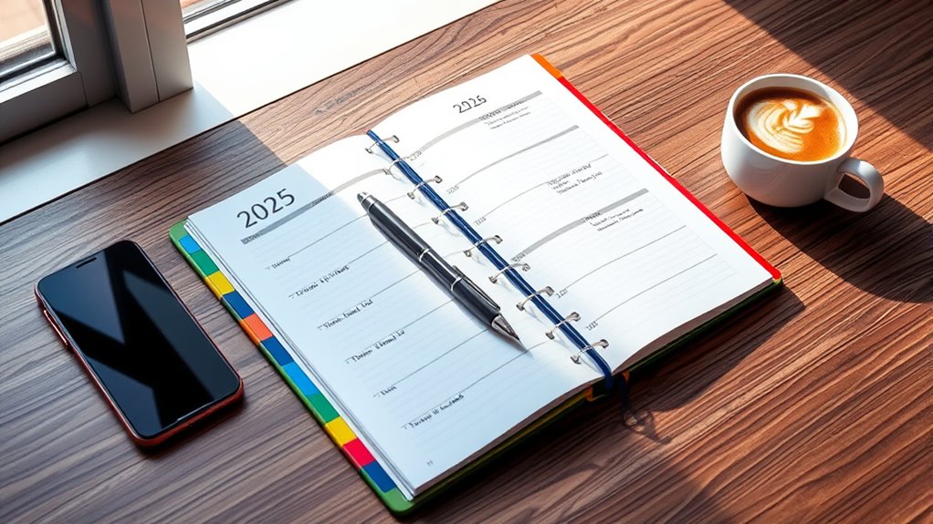 planner size and features