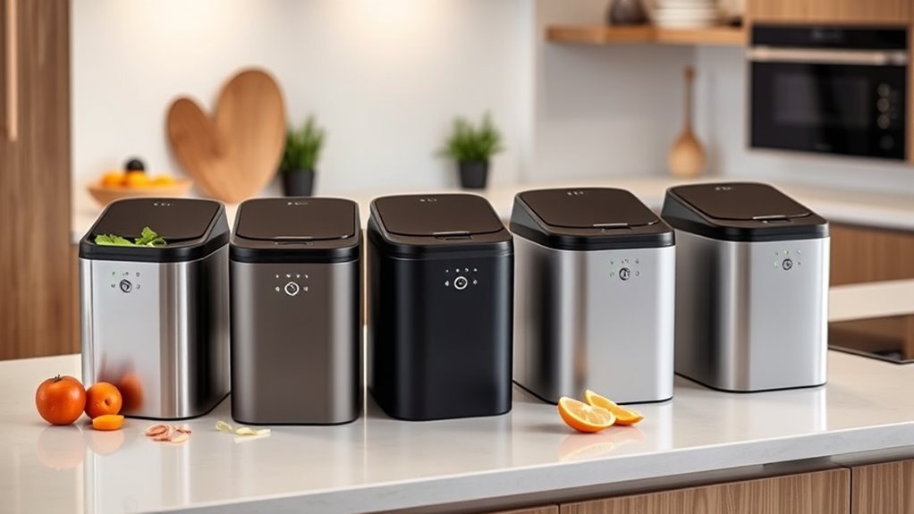 top electric kitchen compost bins