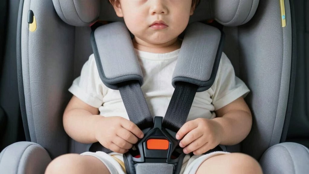 child understands seat belt safety