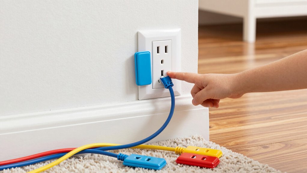 childproof outlets and cords