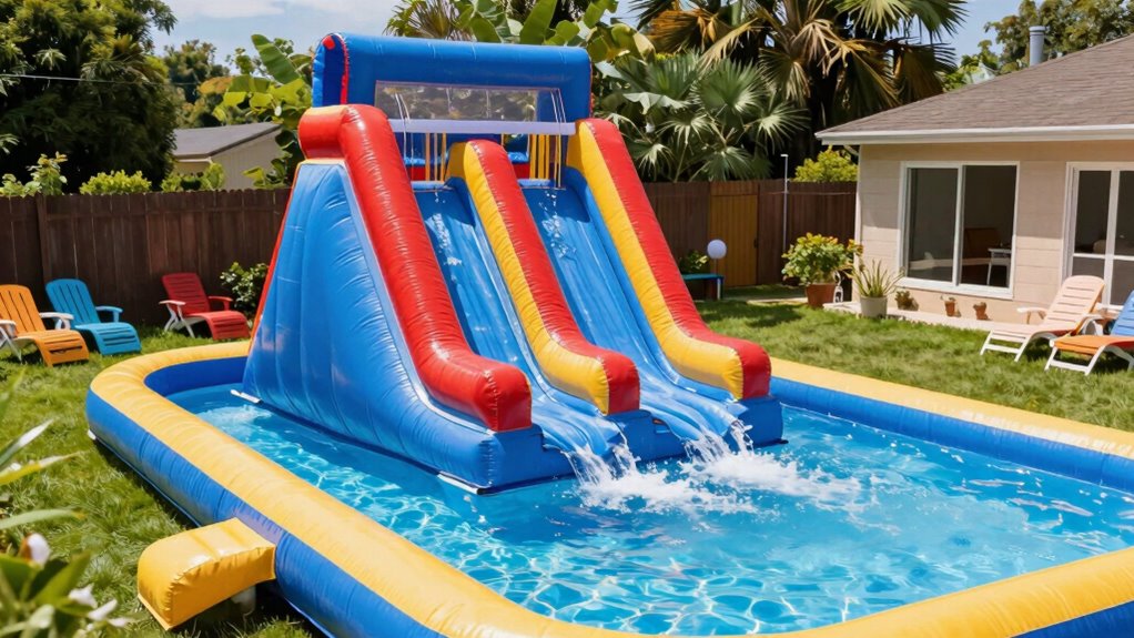 choosing safe inflatable slides