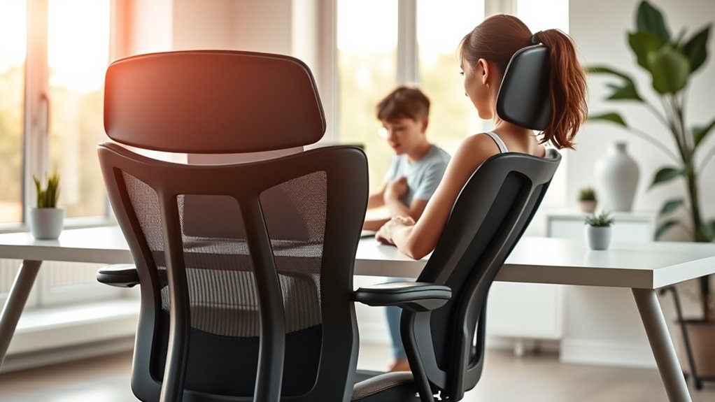 comfortable adjustable space efficient chair