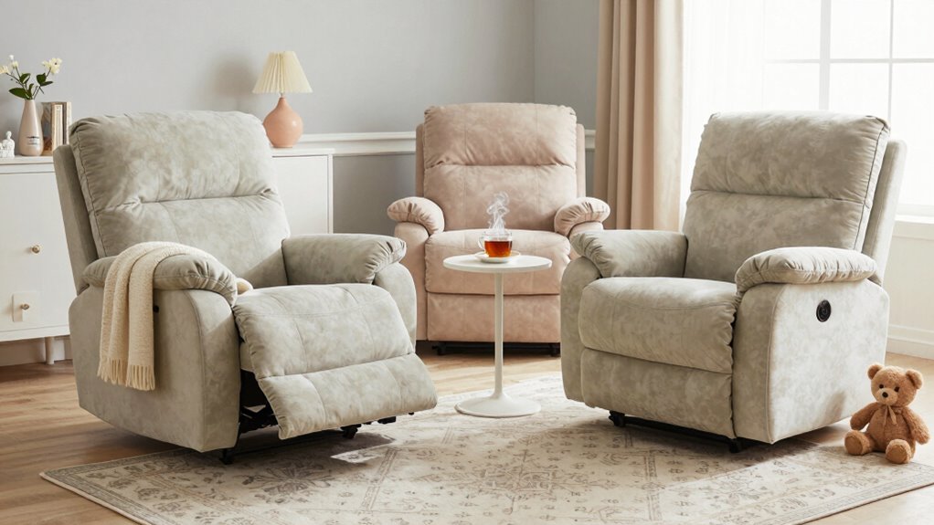 comfortable stylish nursery chairs