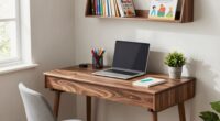 compact desks for homeschooling