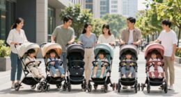 compact strollers for small parents