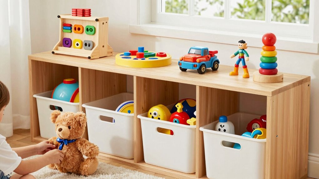 consistent organized toy rotation