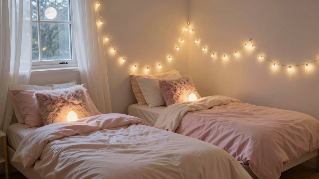 cozy calming sleep environment