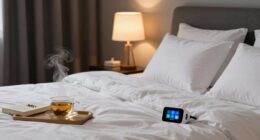 create calm nighttime setting