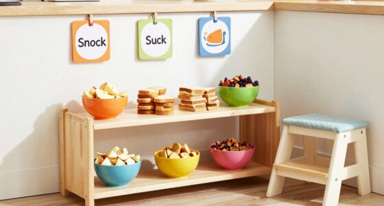 create kid friendly snack station