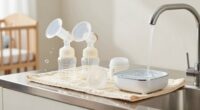 efficient breast pump cleaning