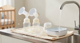 efficient breast pump cleaning