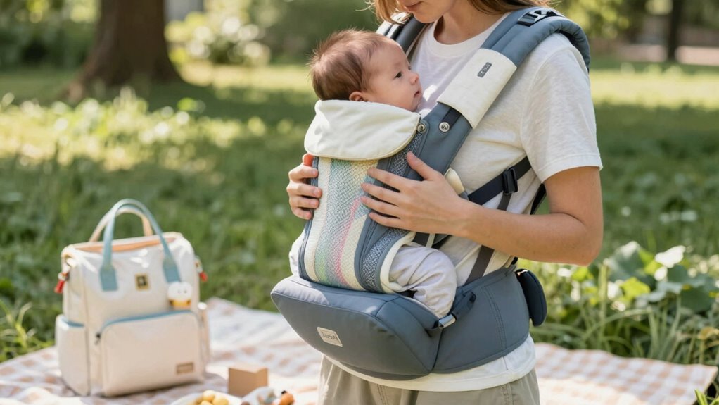 ergonomic carrier safety features