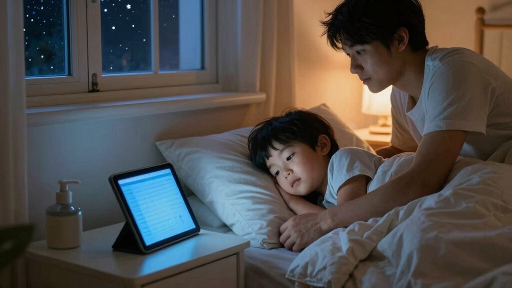 establish calming bedtime routines