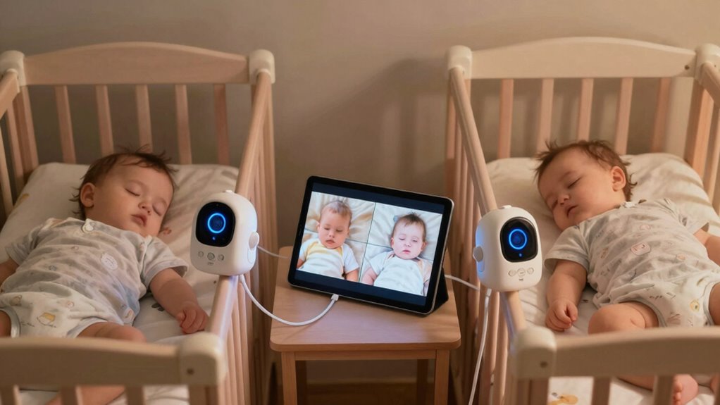 expandable multi camera baby monitors
