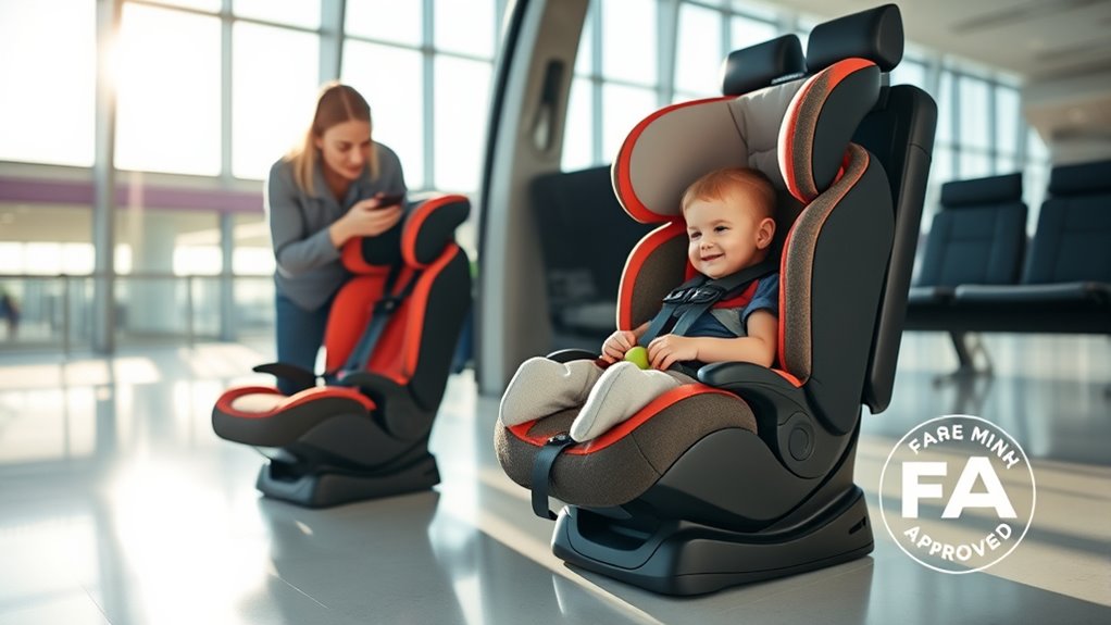 faa approved travel car seat