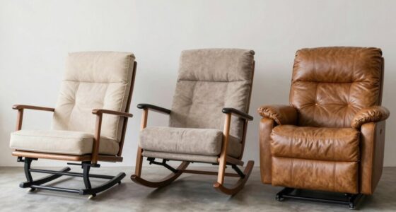 furniture comparison glider rocker recliner