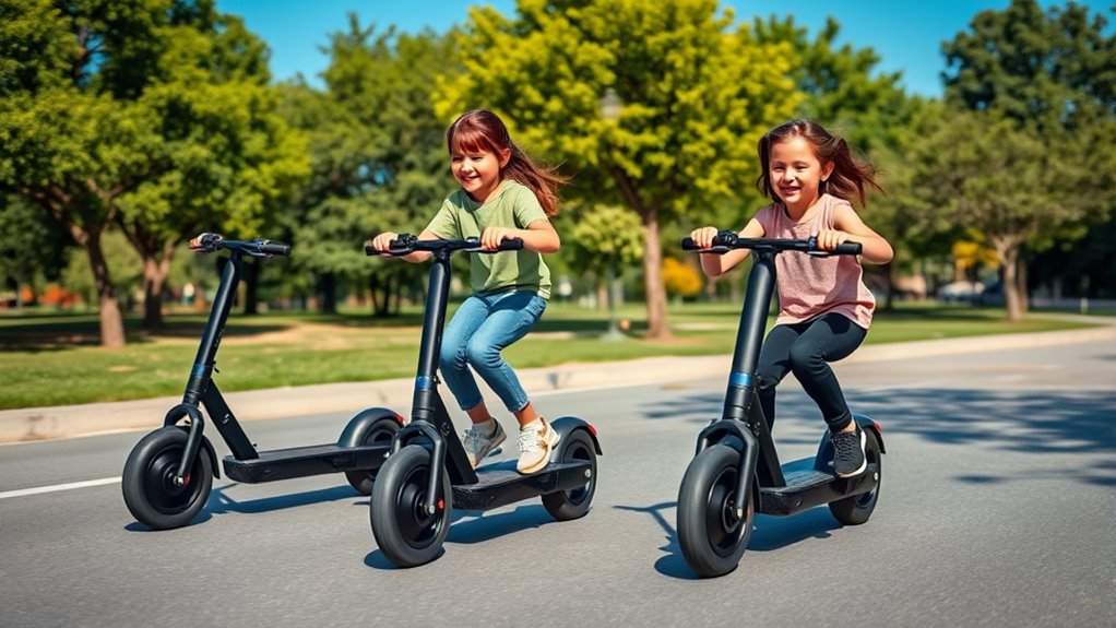 high power kids scooter safety