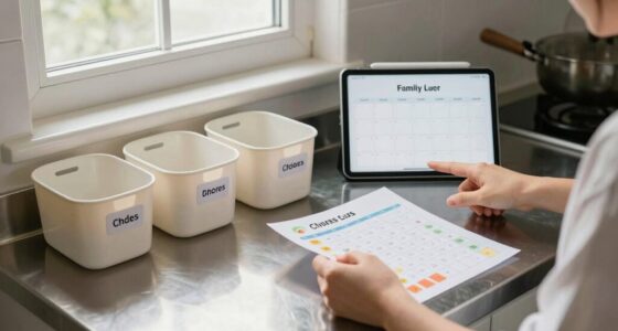 implement household organization systems