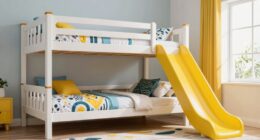 kids bunk beds with slides