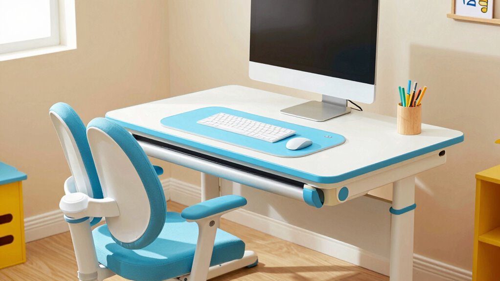 kids ergonomic desk setup