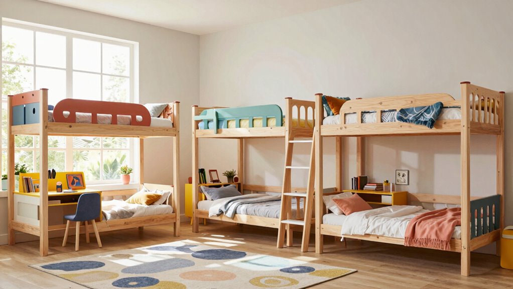 loft beds with desks