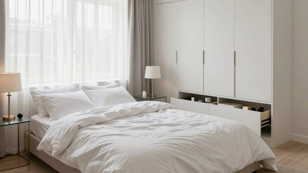 maintain clutter free bedroom environment