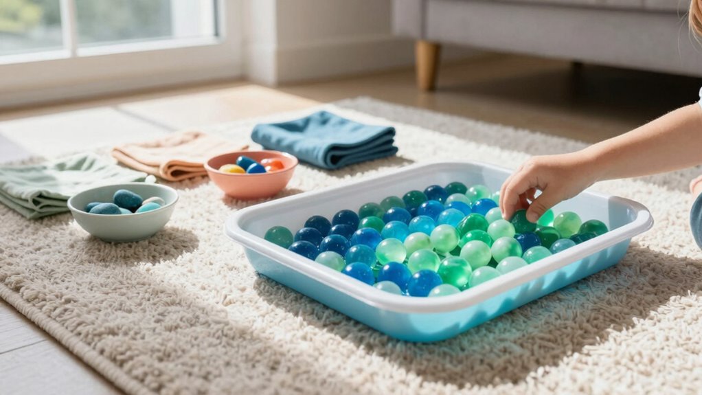 mess free sensory setup tips