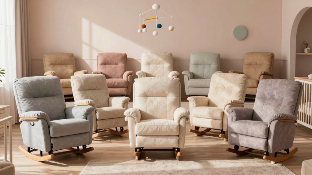 nursery glider recliner chairs
