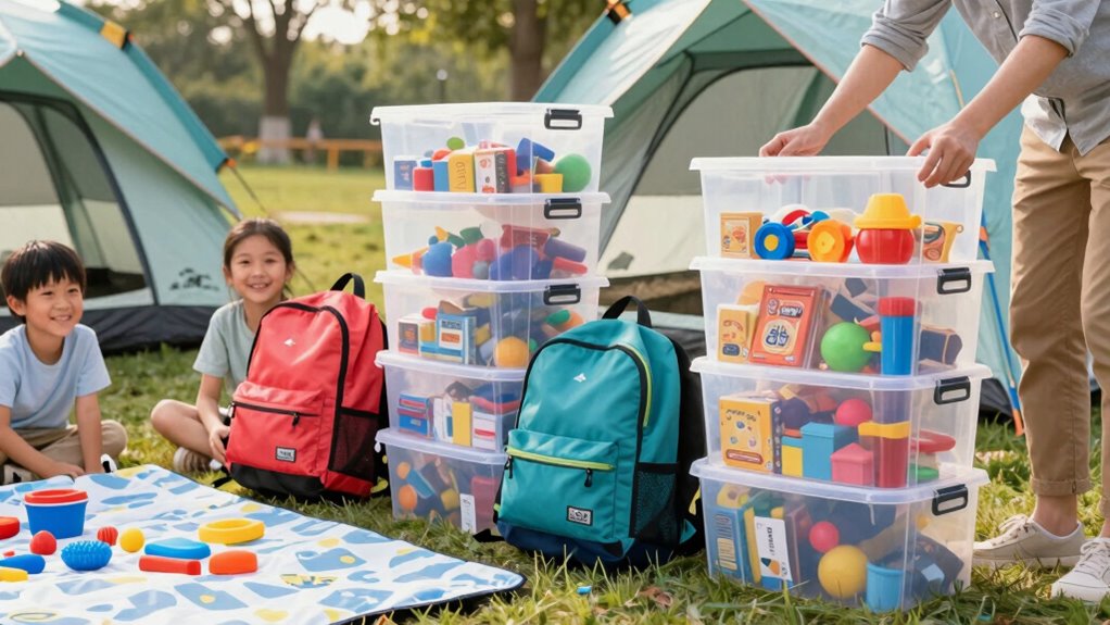 organized accessible camping essentials