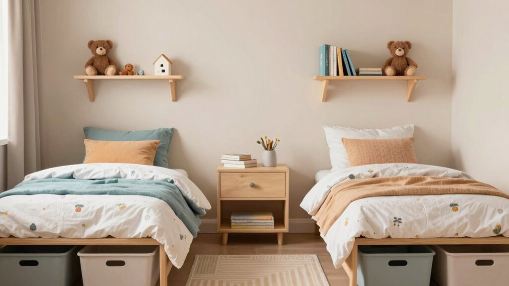 organized bedside clutter control