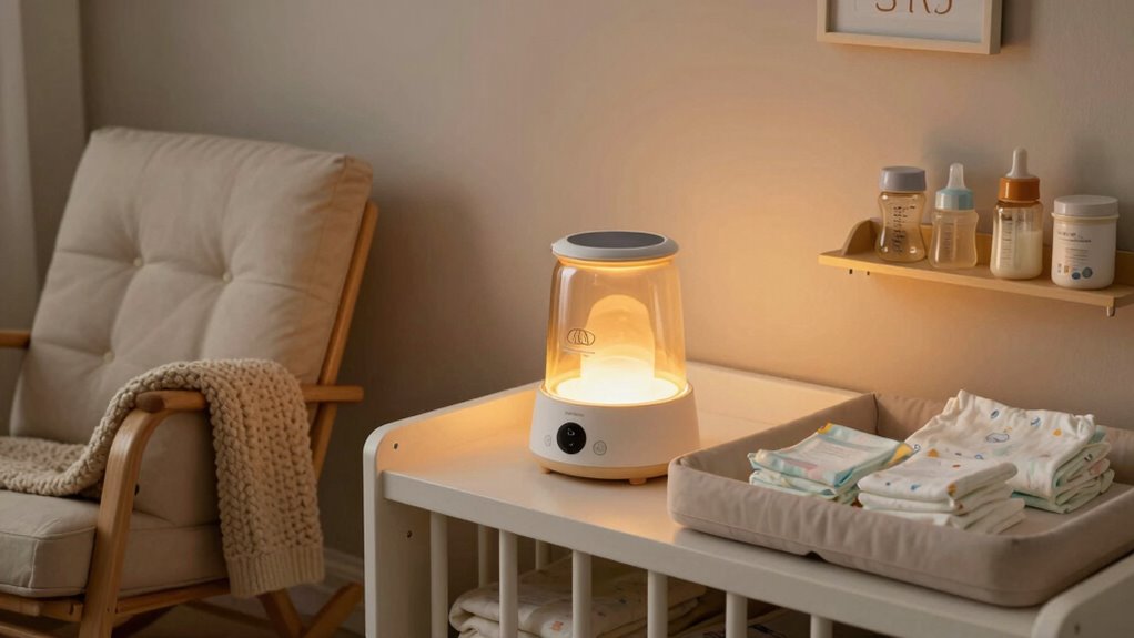 organized calm feeding space