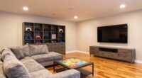 organized family entertainment space
