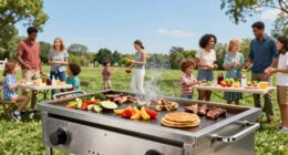 outdoor griddles for families