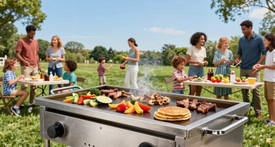 outdoor griddles for families