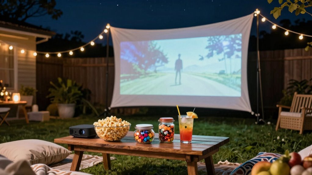 outdoor movie snack ideas