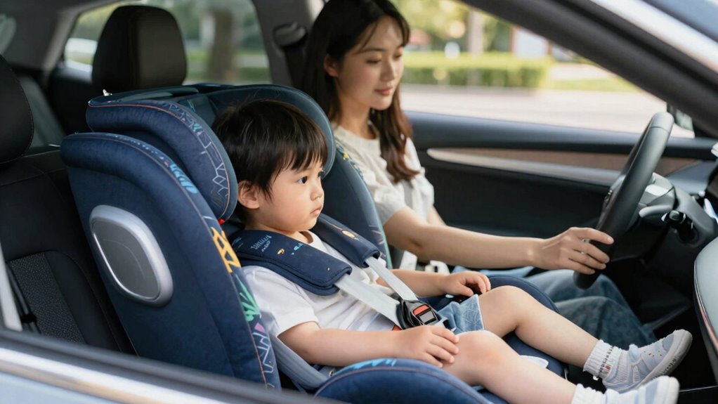 rear facing until maximum limits