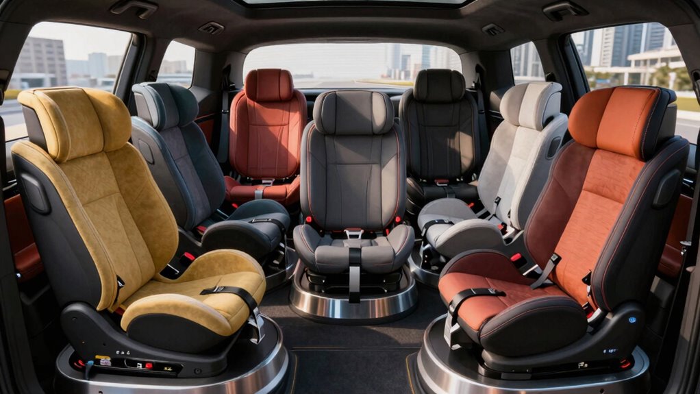 rotating car seats for travel