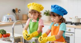 safe cooking with kids