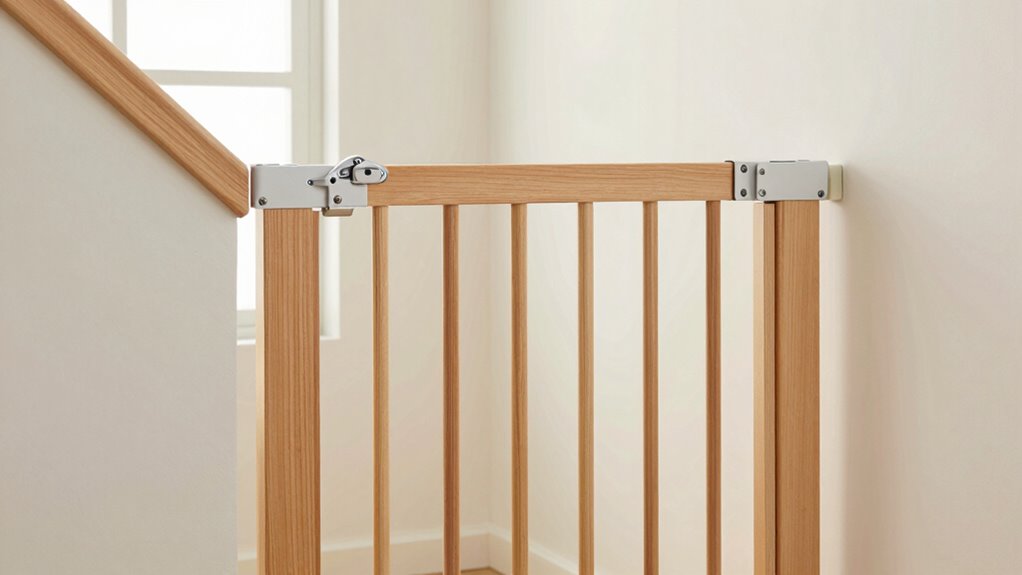 secure gap free gate placement