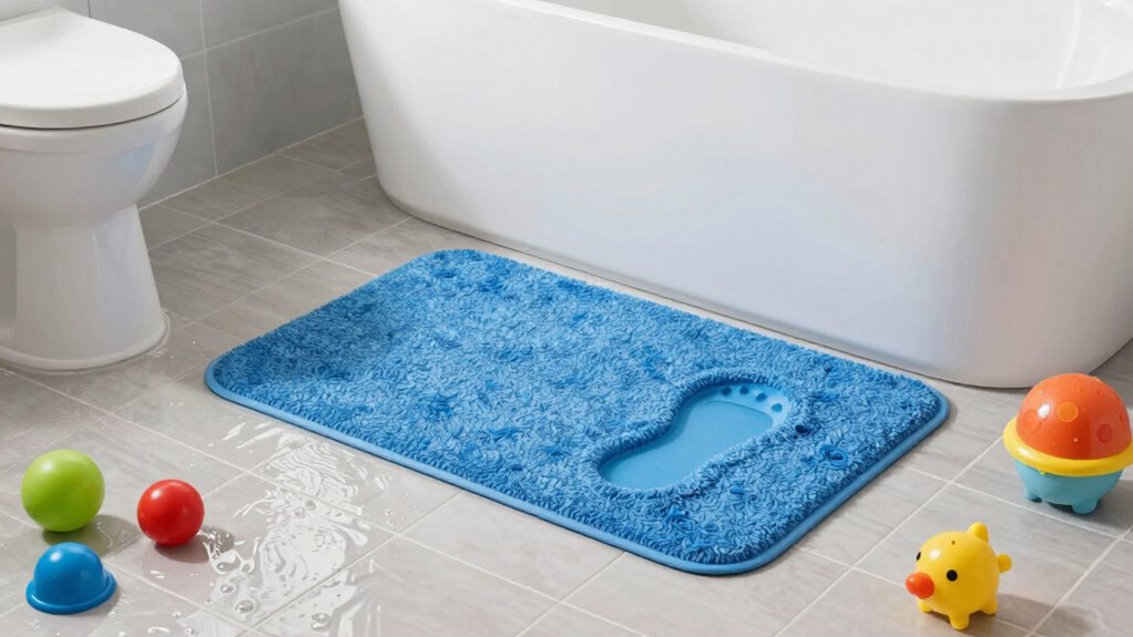 secure textured bathroom mats