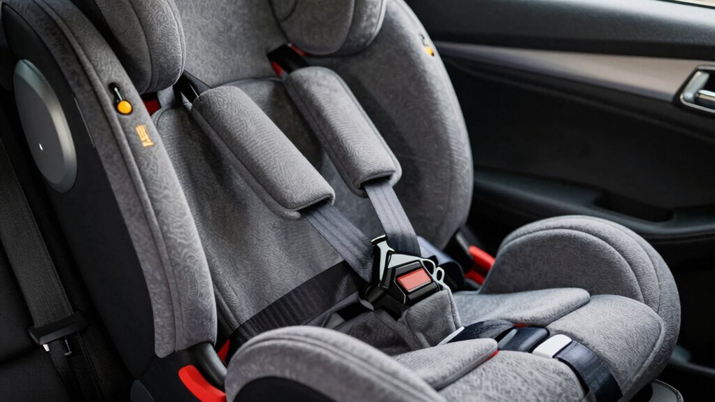 securely install child car seat