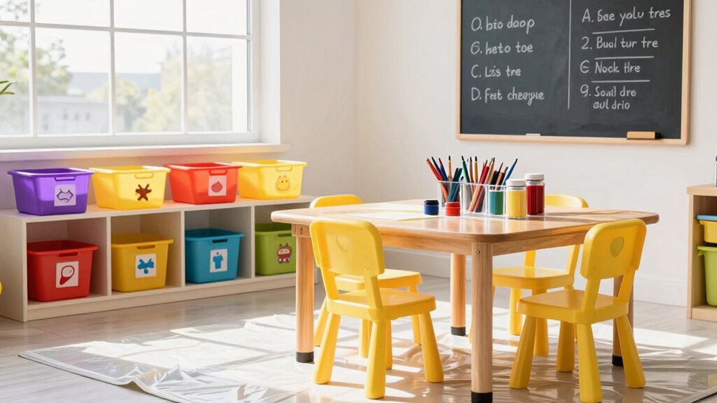 set rules for art organization