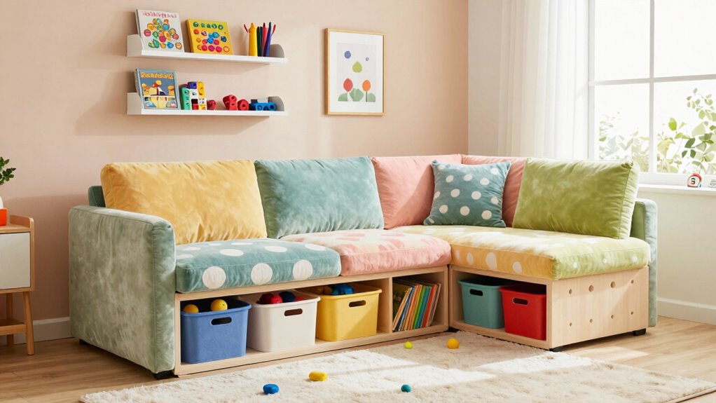 smart storage keeps play tidy