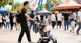 smart theme park stroller planning