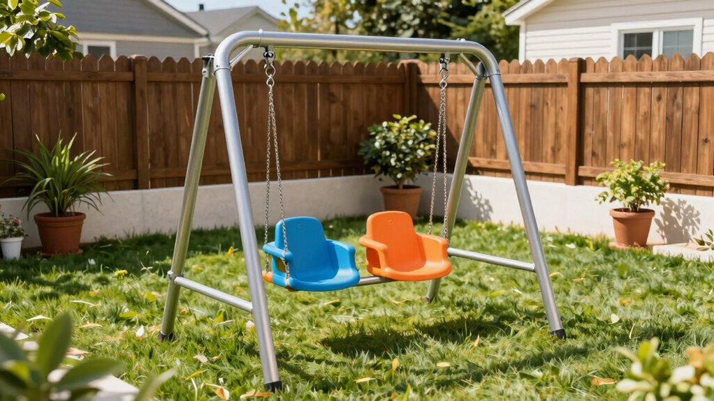 space efficient safe swing set