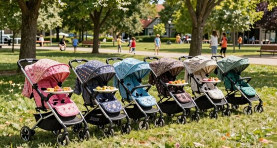 stroller wagons with snacks