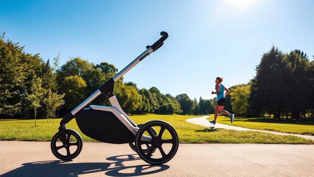 tall runner jogging stroller