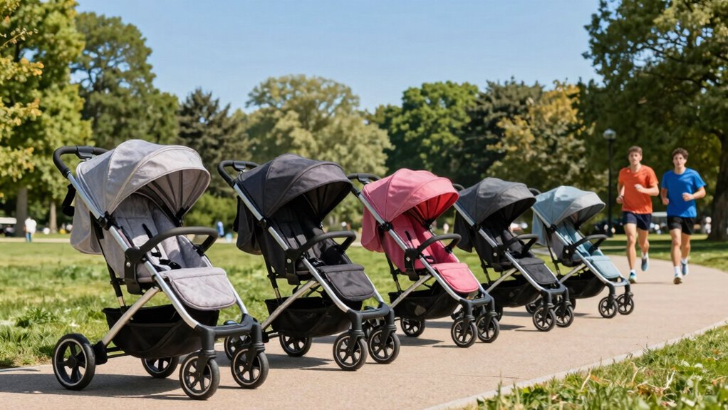 tall runners jogging strollers