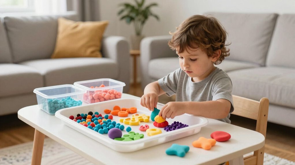tidy safe sensory play